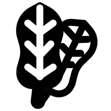 Spinach, leafy edible part of plant.