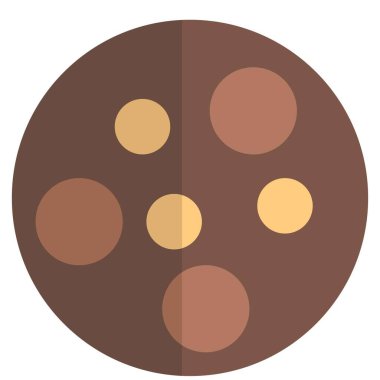 Fresh baked cookies topped with crispy choco chips