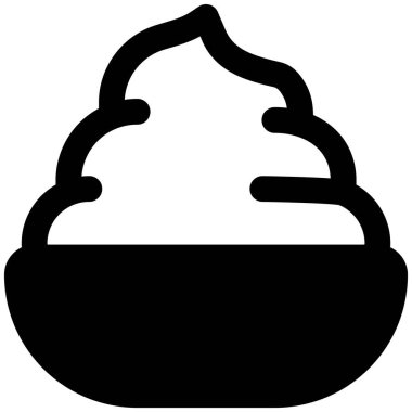 Fresh yogurt dip served for snacks