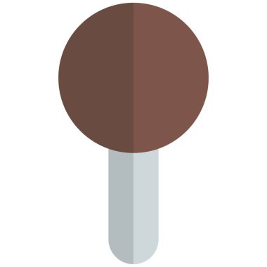 Chocolate coated candy served as snack