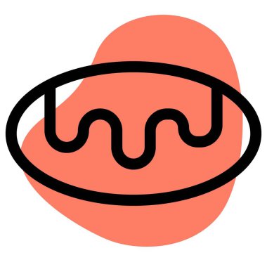 eclair, stuffed pastry topped with melting chocolate.