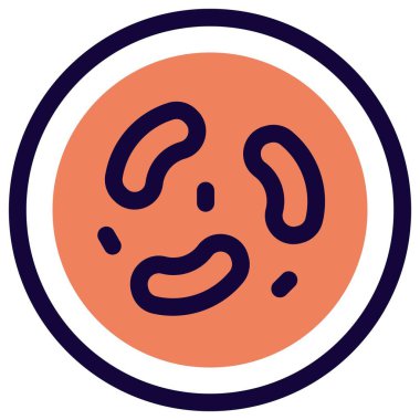 Beans mexican food light vector illustration