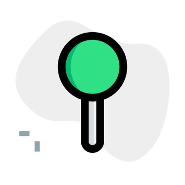 Chocolate coated candy served as snack