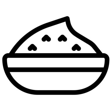 Delicious mashed potato served in bowl.