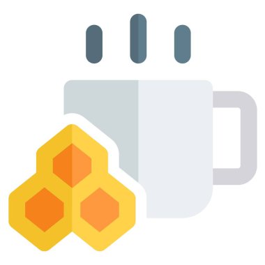 A cup of hot honey tea.