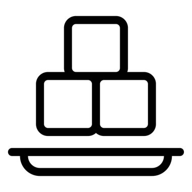 Sliced tofu served in tray as appetizer
