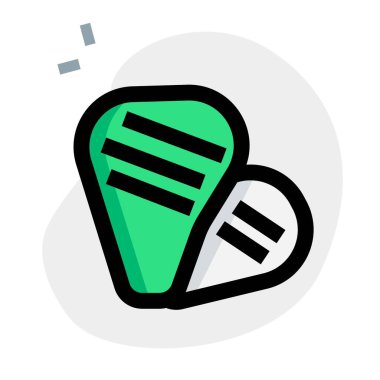 Grilled cactus outline vector illustration