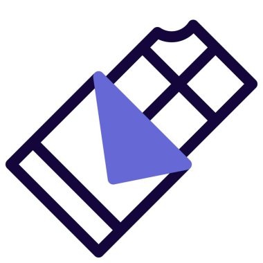 Bitten chocolate bar in wrapper