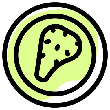 Fried nopal light vector illustration