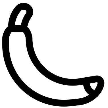 Yummy banana, an elongated edible fruit.