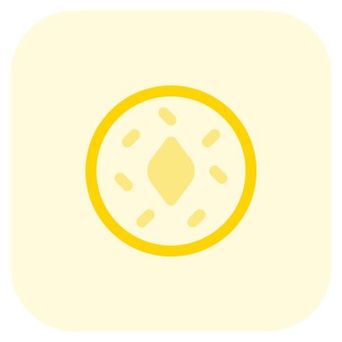 Chocolate cookie with nougats filling.