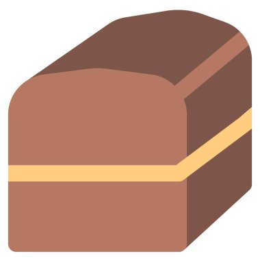 Rich and fudgy chocolate brownie.