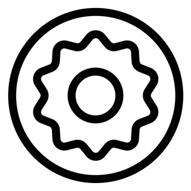 Doughnut coated with chocolaty cream