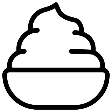 Fresh yogurt dip served for snacks