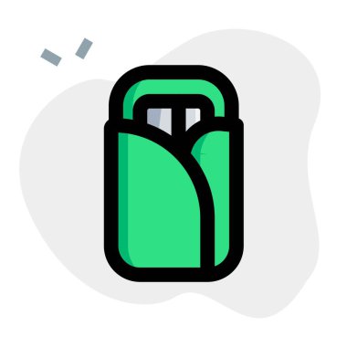 Burrito light vector illustration