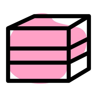 Pieces of fresh chocolaty brownie