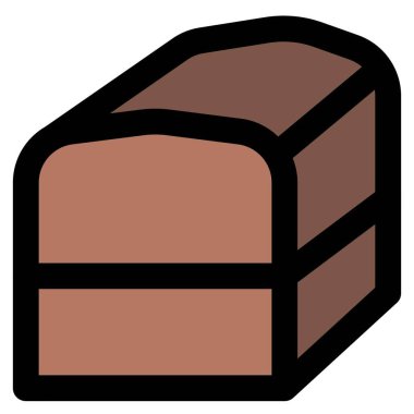 Rich and fudgy chocolate brownie.