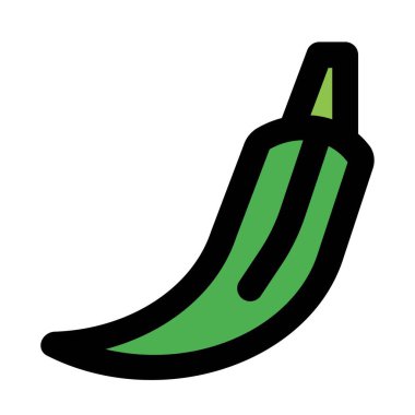 Fresh organic okra ready to cook.