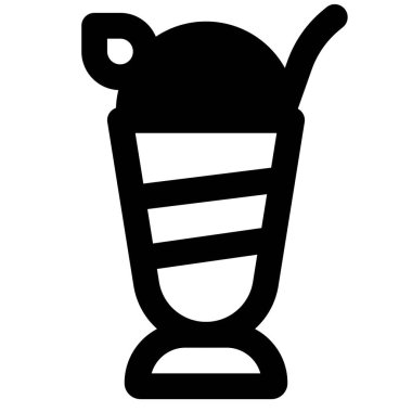 Frozen parfait garnished with flavored cream