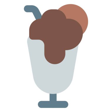 Milkshake garnished with delicious toppings