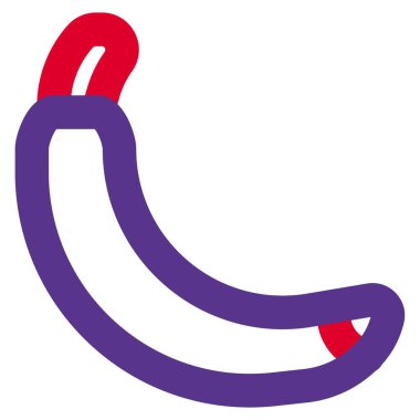 Yummy banana, an elongated edible fruit.