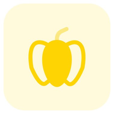 Fresh bell pepper rich in vitamin c.