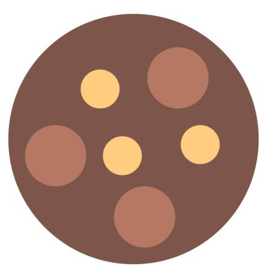 Fresh baked cookies topped with crispy choco chips