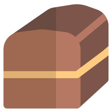 Rich and fudgy chocolate brownie.