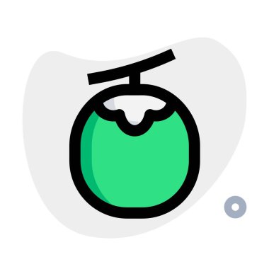 Refreshing coconut water keeps you hydrated.