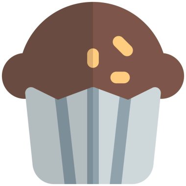 Baked muffin consumed as snack