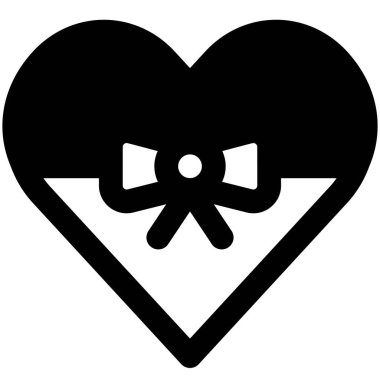 Heart shaped chocolate box packed as gift