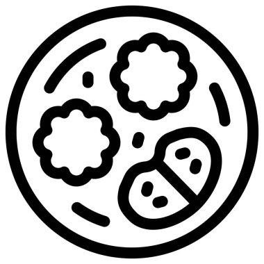 Beef and spiced tomato sauce light vector illustration