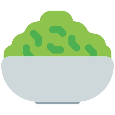 Cactus salad light vector illustration