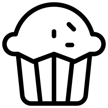 Baked muffin consumed as snack