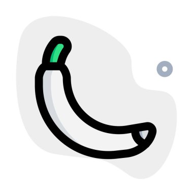 Yummy banana, an elongated edible fruit.