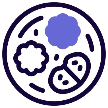 Beef and spiced tomato sauce light vector illustration