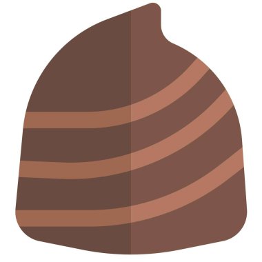 Swirl style smooth yummy chocolate