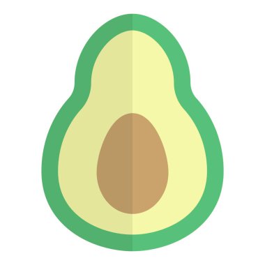 Closeup of fresh tropical avocado.