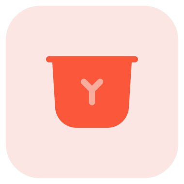 Yogurt packed in disposable cup