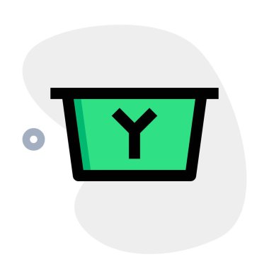 Delicious yogurt packed in throwaway cup