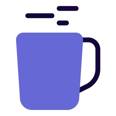 Handheld mug of steaming milk.