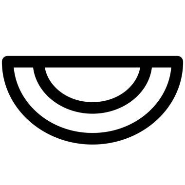 Fresh slice of melon or honeydew.