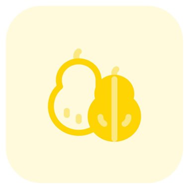 Closeup of fresh and juicy pears.