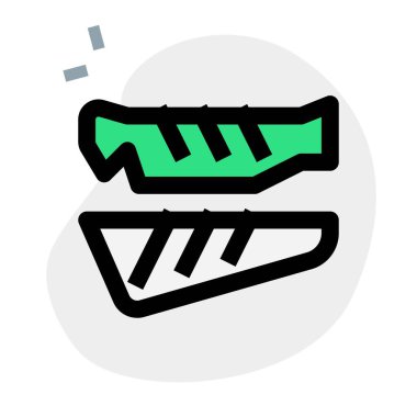 Steak of trout saved for meal.