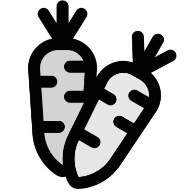 Radish, an edible root vegetable.