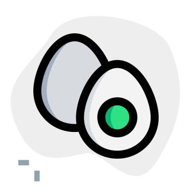 Boiled egg, excellent source of protein.