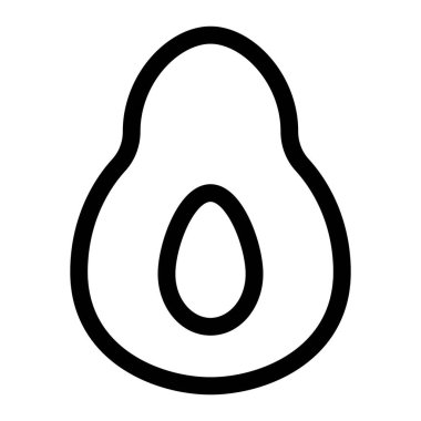 Closeup of fresh tropical avocado.