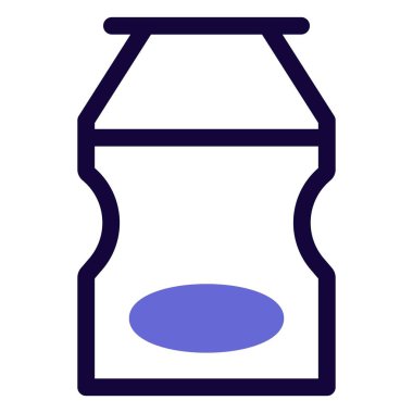 A sealed bottle of fermented milk.