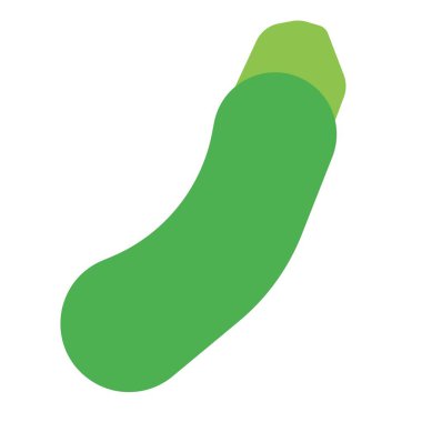 Raw zucchini used for salad preparation