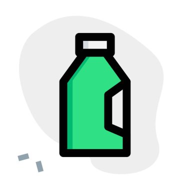 Healthy olive oil packed in a bottle.